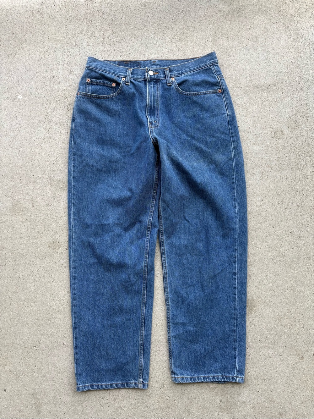 Vintage Levis 535 Euro Fit Wide Leg Jeans Mens 34x30 Made in Canada Denim